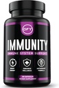 DFY Immune Support Capsules - con Elderberry Sambucus, Vitamina C, Sambucus Elderberry, Vitamina D3 5000 UI, Zinc y Ginger
