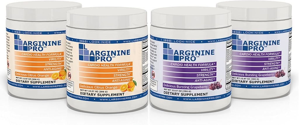 L-ARGINUUU PROUJIC 5. 500mg L-Arginine Plus L-Cillene 1, 100mg Orange & Grape Powder Beby suplementari per a la producció d' augment de Nitric Oxide