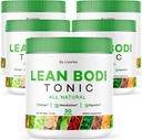 LIVORKA Lean Body Tonic, All Natural Advanced Formula Powder, 150 Servings for 5 Months, Pack of 5