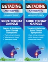 Betadine Sore Throat Relief Gargle, Mint Flavor, Fast Acting Antiseptic, Povidone-Iodine 0.5%, 8 oz (Paque de 2)