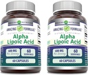 Công thức giải trí Alpha Lipoic 600 Mg Per phục vụ bổ trợ các cal Capsules không-GMMO