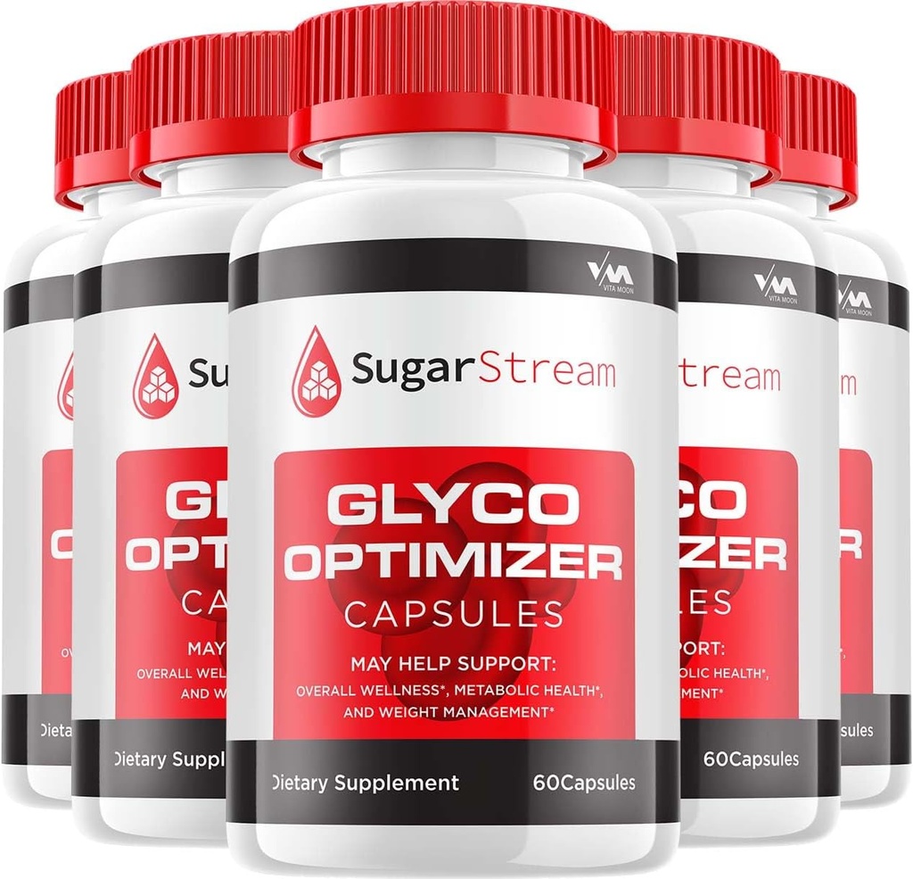 (5 упаковок) Дополнение к сахарному потоку, капсула SugarStream - Advanced Formula Sugar Stream, обзоры максимальной прочности SugarStream, 300 капсул