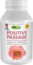 ANDREW LESSMAN Positive Passage 60 Capsules - Natural Menopausal Support and Balance for Women's Hormone Levels. with Soy Isoflavones, Black Cohosh, Dong Quai, Damiana. No hay aditivos