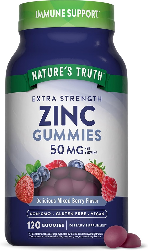 Nature's Truth Cinc Gummies for Adults . . . . . . . . . . . . . . .