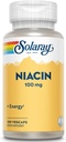 SOLARAY Niacyna 100 mg, Witamina B3