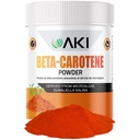 AKI Beta Carotene 10% Powder (1.5oz/42.52g) Highly Concentrated flavouring Fount of Vitamin A, May Helps to Support Body Functions, Skin, Immune System and Eye - GMO Free & Vegan Friendly