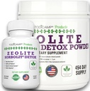 Zeolite Detox Pack Minimum 120 Days Supply Zeolite Capsules and Zeolite Powder Bundle