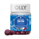 OLLY Glowing Skin Gummy, Hydrated & Youthful Skin,* Hyaluronic Acid, Collagen Peptides, Sea Buckthorn, Plump Berry Flavor, 25 Day Supply - 50 Count