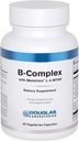 Douglas Laboratorium B- Kompleks dengan Metafolin - Comprehensive B Vitamin Suplement - Energy & Brain Health Support * - With Folate, Biotin & Thiamin - Non-GMO - 60 Vegetarian Capsules