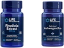 Life Extension Rhodiola ve Ashwagandha Extract Sche, Rhodiola rosea ve ashwagandha Supplements, 60 Capsules Every
