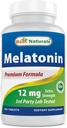 Best Naturals Melatonin 12 mg (1 Year Supply) - Drug-Free Nighttime Sleep Aid - Melatonin for Sleep and Relaxation, 365 Count (365 Count (Pack of 1))