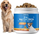 15in-1 Dog Multivitamin Supplements - Dog Multivitamin Chewable - Immunity, Digestion, Skin, Coat Heart, Immune Sistemi üçün Birləşmiş və Dəstək Sağlamlıq Support - Bütün uşaqlar üçün All Breeds (120 Counts)