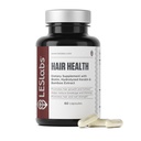 LES Labs Hair Health – Hair Growth & Nails Supplement, Improved Thickness, Strength & Fullness – Keratin, Biotin, Pumpkin Seed & MSM – 60 Capsules