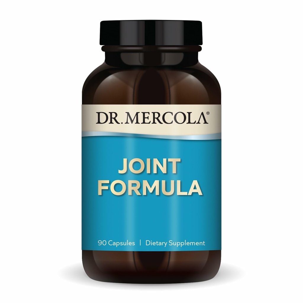 Dr. Mercola Joint Formula - Supports Joint Comfort & Mobility - from Natural Eggshell Membrane - Non-GMO & Gluten-Free - 90 Capsules (90 Servings)