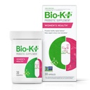 Bio-K+ Probiotic for Women support for Vaginal & Urinary Tract Health, Probiotic Supplement with 2 Billion CFU 2 Strains, Vegan, Shelf-Stable – 30 Capsules