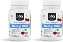 Whole Foods Market, Methyl B-12 Lzenges 1000mcg, Cherry Flavor, 60 ct (Pack of 2)
