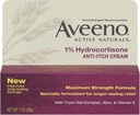 Aveeno 1% Hydrocortisone Anti- Itch Cream, 1 Oz (opakowanie po 3)