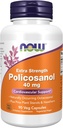 NOW Foods Suplementos, Policosanol 40mg con fundición de plantas de piñeiro e Hawthorn, Extra Strength, 90 cápsulas de Veg
