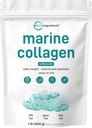 Micro Ingredients Marine Collageen Peptides Powder, 1 lb tipus de Marine Collage + Protein Natural Protein-Chaughd-Chabiled-Clavored Rys, pèl de suport de l'Stearch, pell i Ciral Pecatari, No-GMO