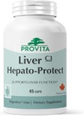 Provita Liver Hepato-Protect Засіб для очищення печінки Detox & Repair Supplement Milk Цейtle Liver Detox з Dandelion, Artichoke & Glutathione Natural Liver Підтримка добавки для здоров'я та функції печінки