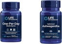 Life Extension One- per- Day Multiвитамин 60 таблетки и Optimized Ashwagandha 60 капсули Bundle
