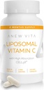 Suplemento de vitamina C lipossômica - Melhor suporte de imunidade, antioxidante rico, absorção ideal e biodisponibilidade, poder ácido ascórbico, não-GMO, sem glúten, base vegetal - 120 tampas de legumes