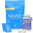 Blowfish Wingman for hangovers - The Ultimate night + Day hangover Fighting System. دق المشنقة مع 30 وينغمان كابسولز و 20 من الطاولات