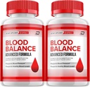 Asins balansa kapsulas, BloodBalance Advanced Papildinājums, Visi dabas formula, lai saglabātu veselīgu līmeni, maksimālais spēks Daily Formula, asins balanss Atsauksmes (2 Pack - 120 Kapsulas)