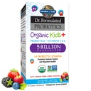 Garden of Life Dr. Formulated Probiotics Organic Kids+ - Digestive Health Support with Prebiotic Fiber & Vitamins C & D - Supports Immune Function - Berry Cherry, 30 Yummy Chewables