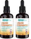 NOW papildai, Vaikams skysti Echinacea su Dropper, Imuninė sistema parama, Formuluota vaikams, 2 Fl Ounce, Package May Vary (Pakuotė 2)