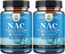 Tambahan NAC N-Acetyl Cysteine 10000mg - Gegan Larangan Tinggi Plus Lung Health and Immunity Dukungan (4 Bulan)