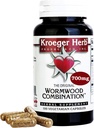 Kroeger Herb Wormwood Kombinācija - 100 Veģetārās kapsulas