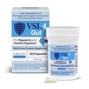 VSL4® Gut Daily Probiotics for Gut Health - 30B CFUs, Multi-Strain Digestive Support for Women & Men, Promotes Gut Balance & Regularity, Potent, Shelf-Stable Probiotic Supplement, 30 Capsules