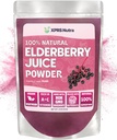 XPRS Nutra Elderberry Juice Powder - Elderberry Powder Organic Fruit Juice Mix - Powdered Elderberries Supplement Rich in Vitamins A eta C (4 oz)