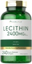 Carlyle Lecithin Supplement | 2400mg | 240 Softgel Capsules | with Naturally-Occuring Phospholipid | Non-GMO, Gluten Free