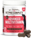 Dr. Joseph's VetPro Complete Multivitamin תוספי מזון, 120 הרוזן (Large Dog 60 יום אספקה), 5in1 Chew עם ויטמינים, Enzymes & Foodsents, hip & Joint Health, Immune System & Allergy Support