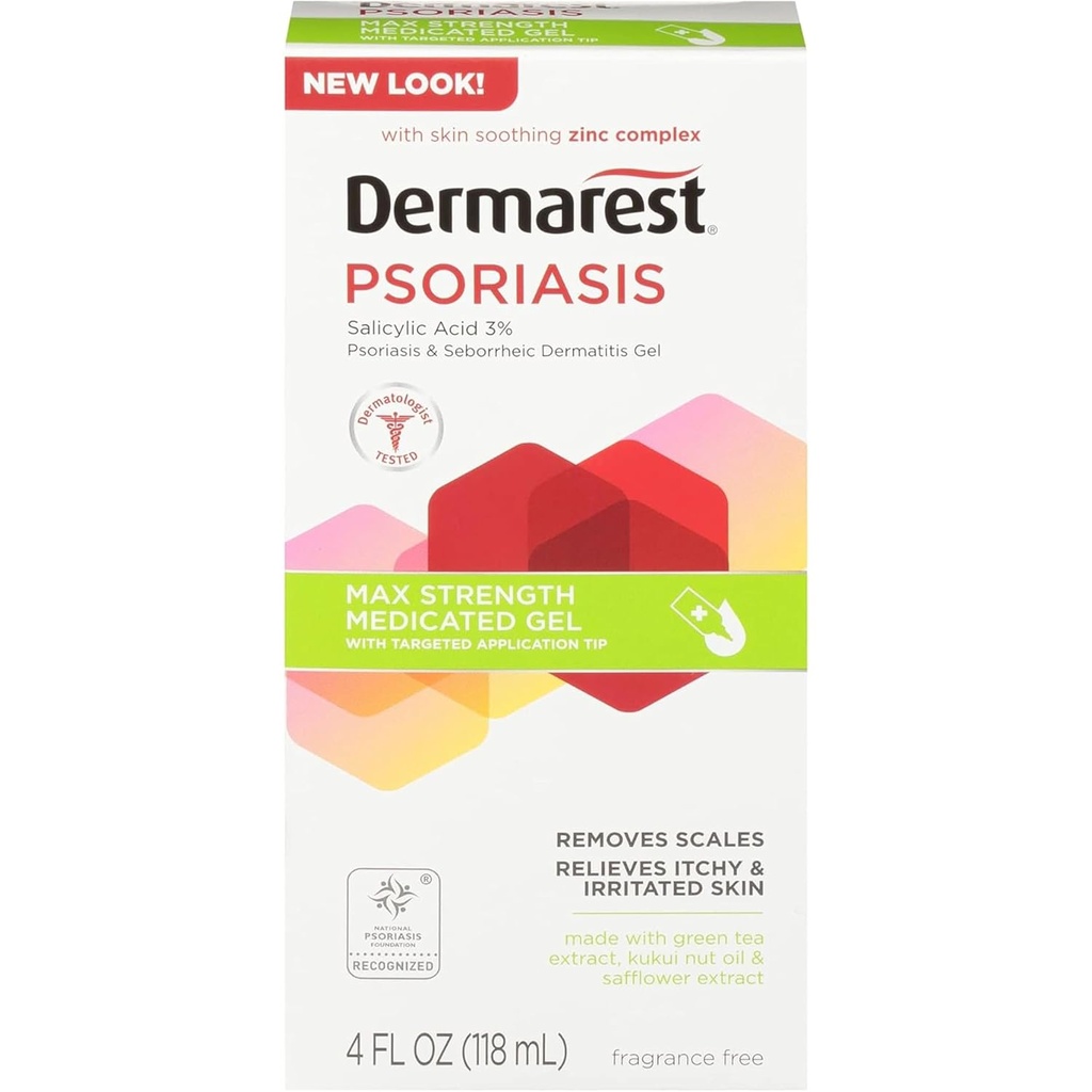 Dermarest Psoriasis Medizinisches Behandlungsgel, 4 Unzen
