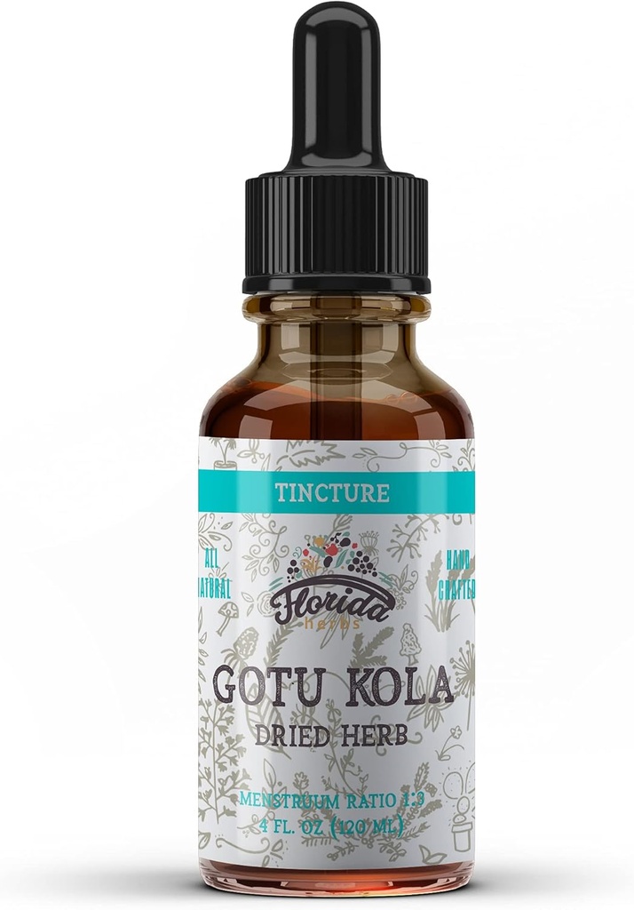 Gotu Kola Tinctuur, Biologische Gotu Kola Extract, Gotu Kola Drops (Centella Asiatica) Gedroogde Kruiden