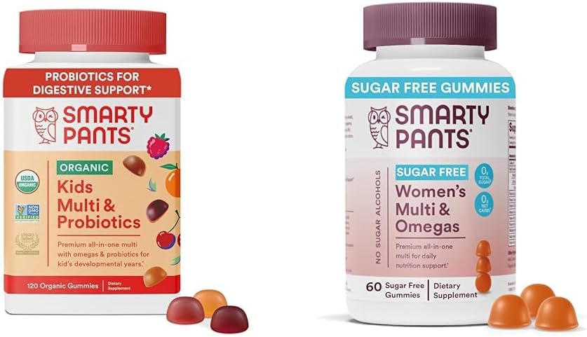 Nens SmartyPants multivitamin Gigabytes 120 Compte i multivitamin Gmmies de 60 tipus de paquets