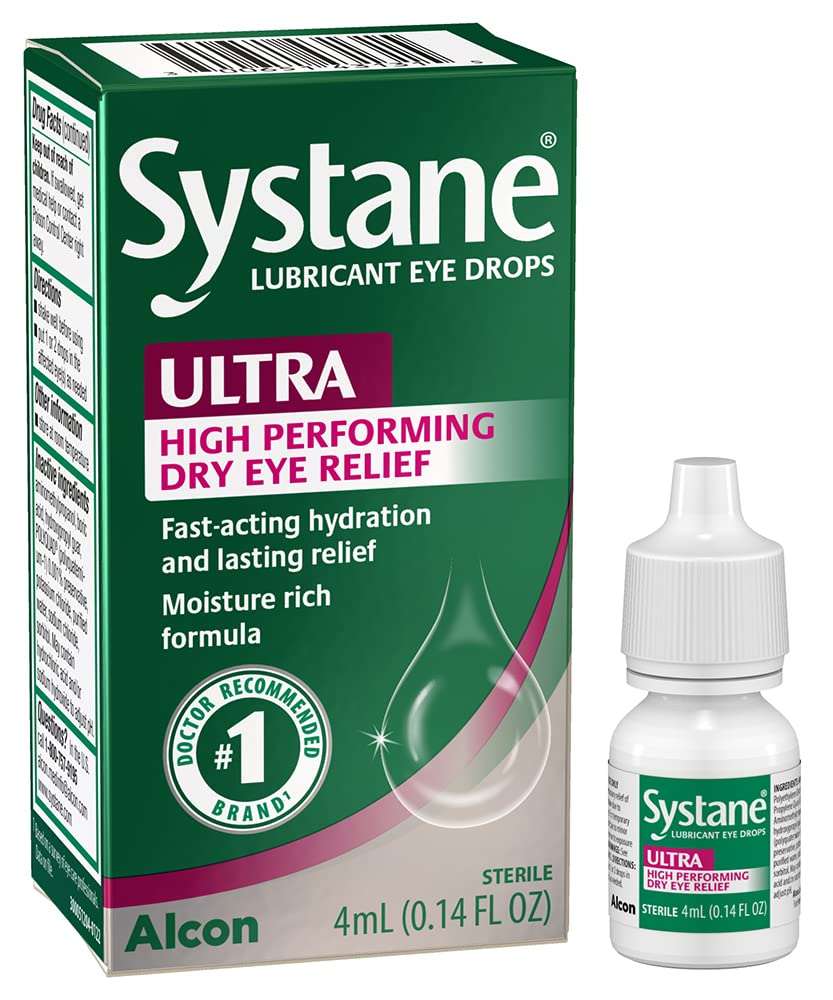 Systane Ultra Lubricant Dry Eye Drops, 0.14 Fl Oz