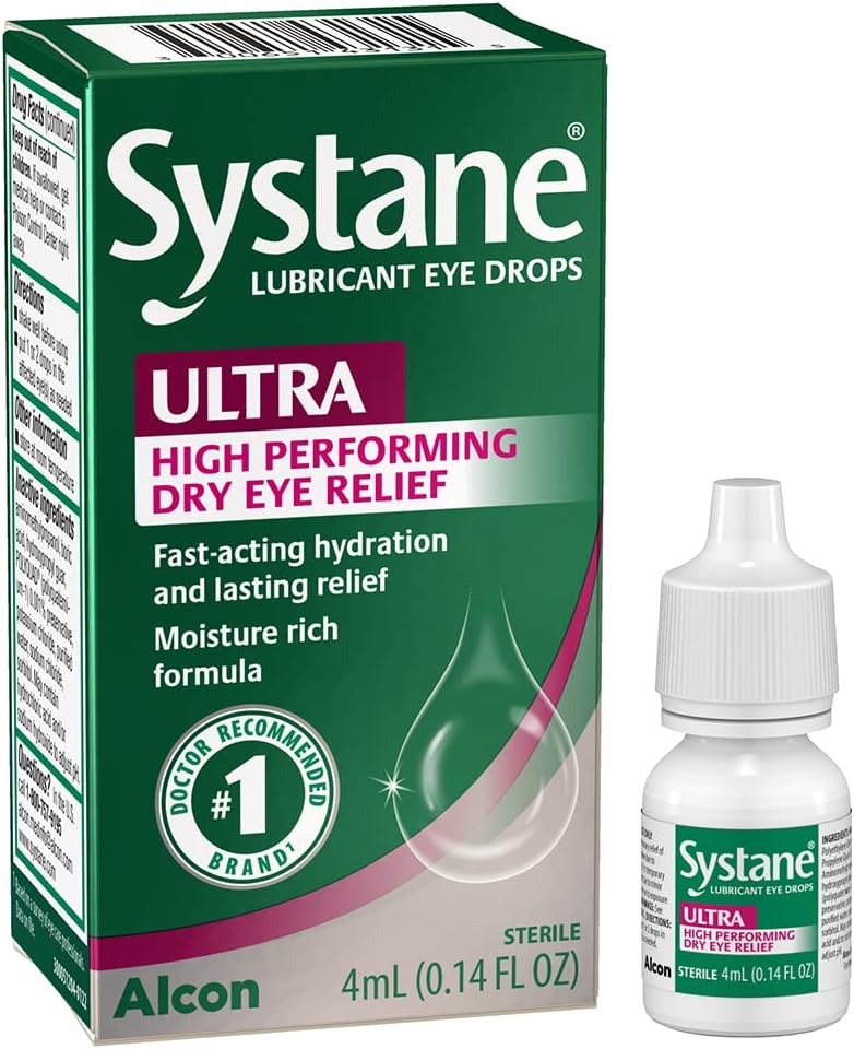 Systane Ultra Lubrifiant gouttes oculaires, 0,14 Fl Oz (paquet de 1)
