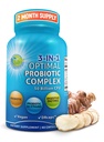 Probiotics with Digestive Enzymes and Prebiotic for Women and Men - 3-In-1 Vegan Probiotic Prebiotic Multi Enzyme Complex for Gut Health - Maximum Absorption Delayed-Release Capsules
