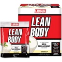 Lean Body All-In-One Vanilla Meal Replacement Shake. 40g Protein, Whey Blend MRP, 8g Healthy Fats & Fibre, 22 Vitamins and Minerals, No artificial colours, Gluten Free, (20 MRP Packets)