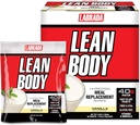 Lean Body MRP All-In-One Vanilla Masă de înlocuire Shake, 40g Proteine, Whey Blend , 8g grăsimi sănătoase EFA & Fibră, 22 vitamine și minerale , Fără culoare artificială, Gluten gratuit, (20 Pachete)