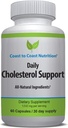 Cholesterol Support Supplement - Ondersteuning Cardiovasculair en Artery Performance, Target Bad LDL niveaus & Plaque Calcium Buld-Up - Bevorderen Circulatie en bloedstroom - 60 capsules