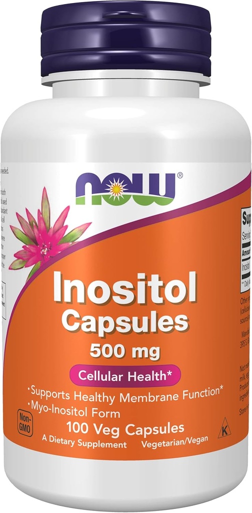 지금 음식, Inositol 500mg, 100 캡슐