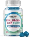 Un àcid hilurònic Gricks, l' àcid Hyalurònica suplementaris amb vitamina C i Biotin 5000mcg per a la pell, el cabell, la salut, els parsecs suplementaris per a Dones i homes, Baixa Sugar, Vegan, No-GO, 60 Comptes