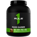 Rule 1 Proteins Mass Gainer - High-Calorie Weight Gain Formula with 1,220+ Calories, 250g+ Complex Carb Blend, 40g All-Whey Protein Per Serving (8 Servings, Chocolate Peanut Butter)