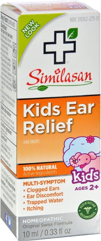 Симіласан Здорове полегшення дитини Earache Relief Ear Drops - 0.33 л оз
