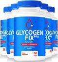 (5 pakkaus) Glycogen Fix Pro kapselit, kaikki luonnolliset veren tuki Formula, Premium täydentää tukea Terveellinen elämäntapa ja ylläpitää vakaa tasot, viralliset GlycogenFix Pro arvostelut (300 kapselia)